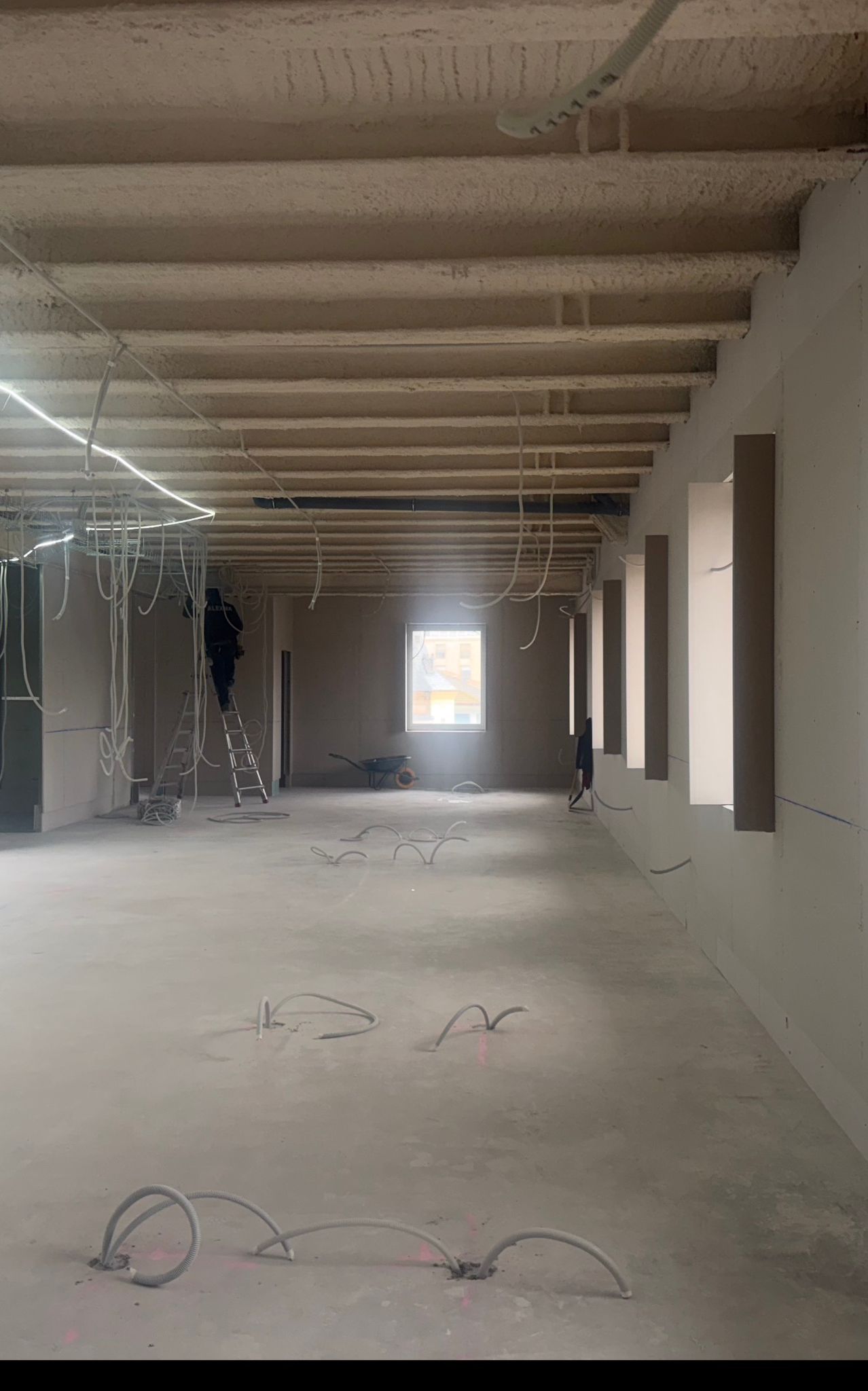 Estrucutra interior de un edificio en construcción